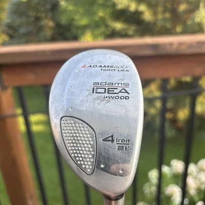 ADAMS IDEA I-WOOD 21* RH 4-IRON HYBRID ALDILA Super SHAFT High Launch - Image 1 of 4