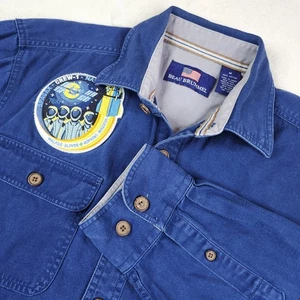 SPACEX NASA Crew-1 Ropa de Trabajo Personalizada Camisa con Botones Para Hombres Parche Mediano Azul Marino - Imagen 1 de 9