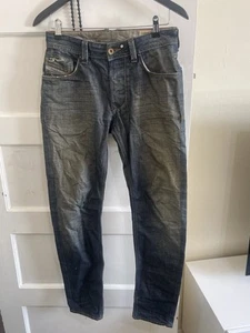 Vtg Diesel Yarik Men's Actual Size 30X32 Dark Straight Denim Button Fly Jeans - Picture 1 of 7