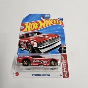2025 HOT WHEELS ERROR! RED '71 MUSTANG FUNNY CAR 4/5 MUSTANG 60TH 175/250 JBB04 - Picture 1 of 9