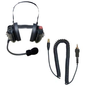 Auriculares SRcomm RH-8000F resistentes detrás de la cabeza doble oreja para Motorola CLP CLP - Imagen 1 de 4