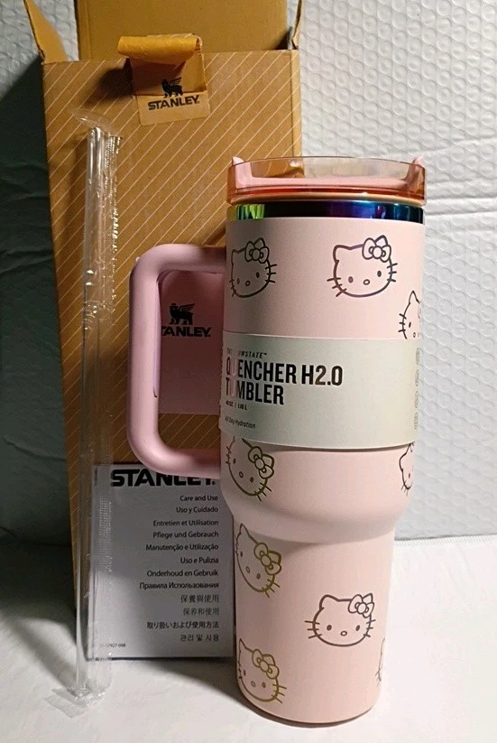 🔥🎁 Vaso Stanley Quencher H2.0 Flowstate 40oz rosa mate (nuevo en caja) Foto 1 de 1