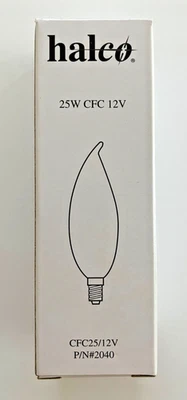 BRAND NEW "HALCO" Flame Tip Bulbs, 25W CFC 12V, CFC25/12V, P/N#2040 - Image 1 of 4