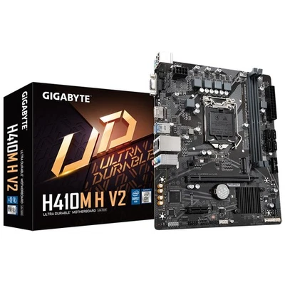 Gigabyte H410M H V2 Micro ATX Motherboard for Intel LGA 1200 CPUs - Image 1 of 4