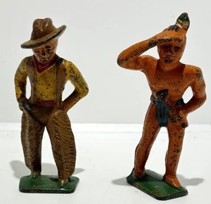 Barclays vintage cowboy and indian figures - Picture 1 of 2