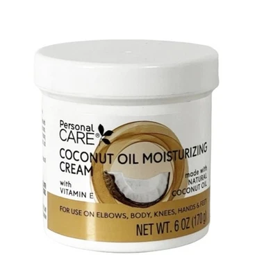 PERSONAL CARE 🌿 (6 Oz.) Jar 🥥 ●COCONUT OIL● Moisturizing Cream W/Vitamin E. - Image 1 of 4