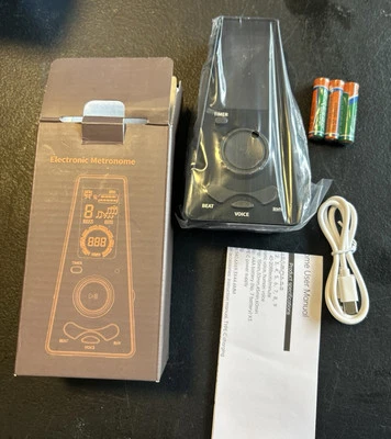 电子数字节拍器音乐家钢琴吉他小提琴乐器音量 — 第 1/4 张图片