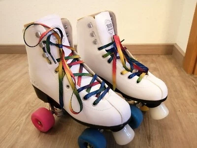 Rio Roller Figure Retro Rollschuhe Disco Roller (White) - Bild 1 von 4