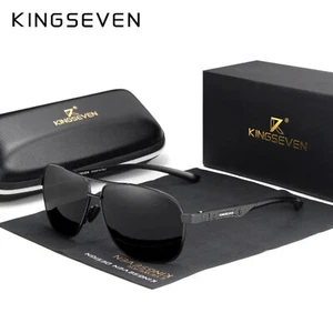 Gafas de sol Kingseven 7188 Premium gafas de piloto hombre polarizadas UV400 HD - Imagen 1 de 9