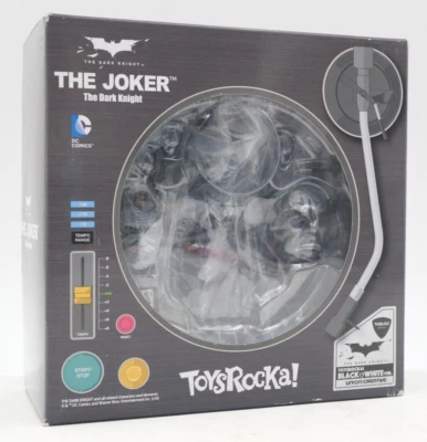 Boneco ToysRocka The Joker The Dark Knight versão preto e branco versão P&B - Imagem 1 de 4