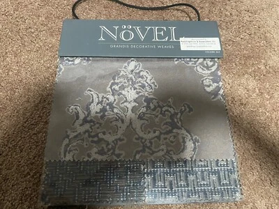 Huge FABRIC SAMPLE BOOK 35 PCS LOT NOVEL GRANDIS DECORATIVE WEAVES  Vol 364 - Image 1 of 4