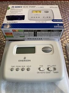 Emerson 1F72-151 Heat Pump 5/2-Day Programmable Thermostat 
