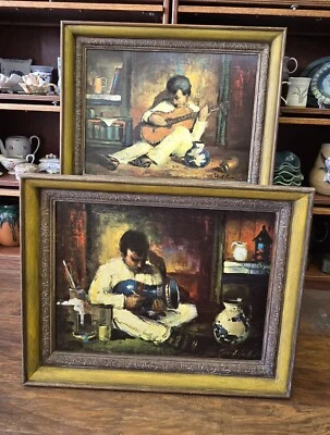 2套老式西班牙重木框架图片 — 第 1/4 张图片