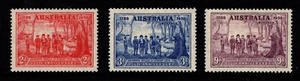 FUNDACIÓN AUSTRALIANA 1937 NUEVA GALES DEL SUR 150 SG.193/5 MONTADA COMO NUEVA - Imagen 1 de 2