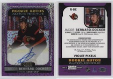 2021 O-Pee-Chee Platinum Violet Pixels Jacob Bernard-Docker #R-BE Rookie Auto RC