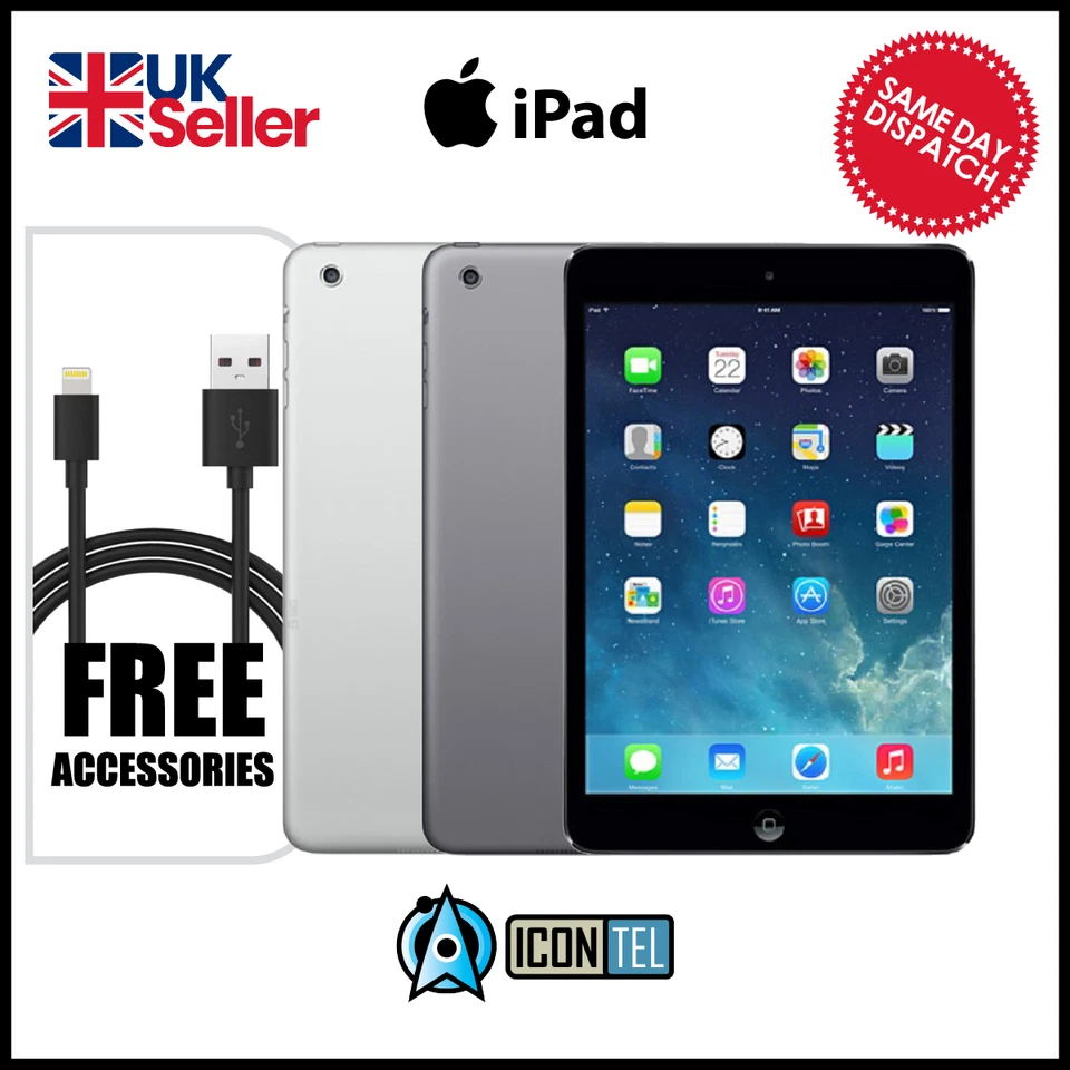 Apple iPad Mini 3 16GB 32GB 64GB, Wi-Fi, 4G VARIOUS COLOURS Pristine Condition - Image 1 of 2