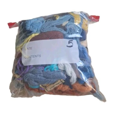 Embroidery Floss Lot, Mixed Colors 1 Lb Gallon Size Ziplock Bag #5 Overstuffed - Image 1 of 3