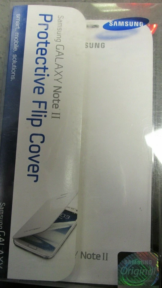 Funda abatible Samsung OEM para Galaxy Note 2 II blanca - nueva - envío gratuito Foto 1 de 1
