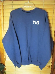 Hanes YIG Youth in Government YMCA Nashville Middle TN Men's XL Blue Sweatshirt - Picture 1 of 5