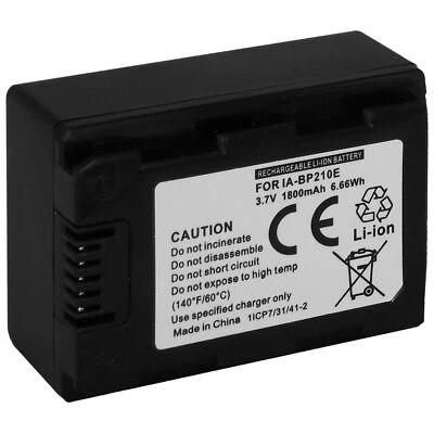 MTB MORE ENERGY Batteria IA-BP210E IABP210E per Samsung SMX-F40, F43, F44, F50, F53