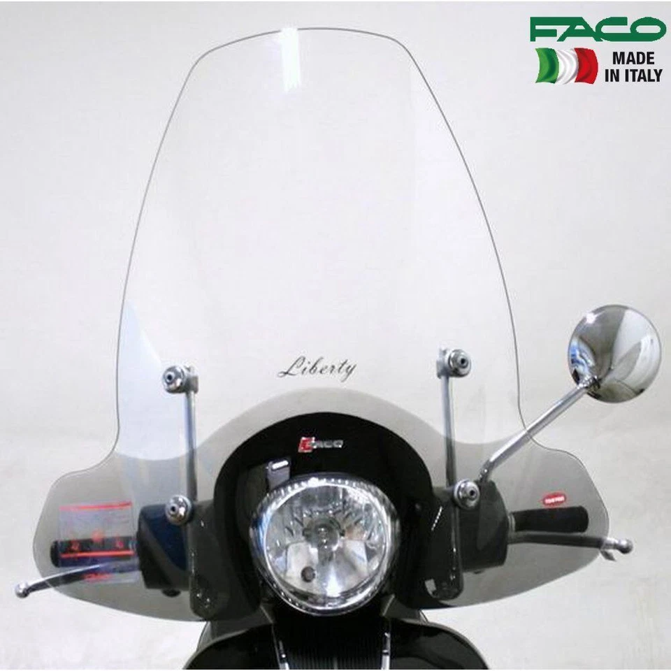 PARAVENTO PARABREZZA FACO + ATTACCHI PIAGGIO LIBERTY MOC 50-125-150 2009 2010 - Immagine 1 di 1
