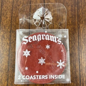 Seagrams 7 Sottobicchieri Confezione da 2 Pelle - Foto 1 di 7