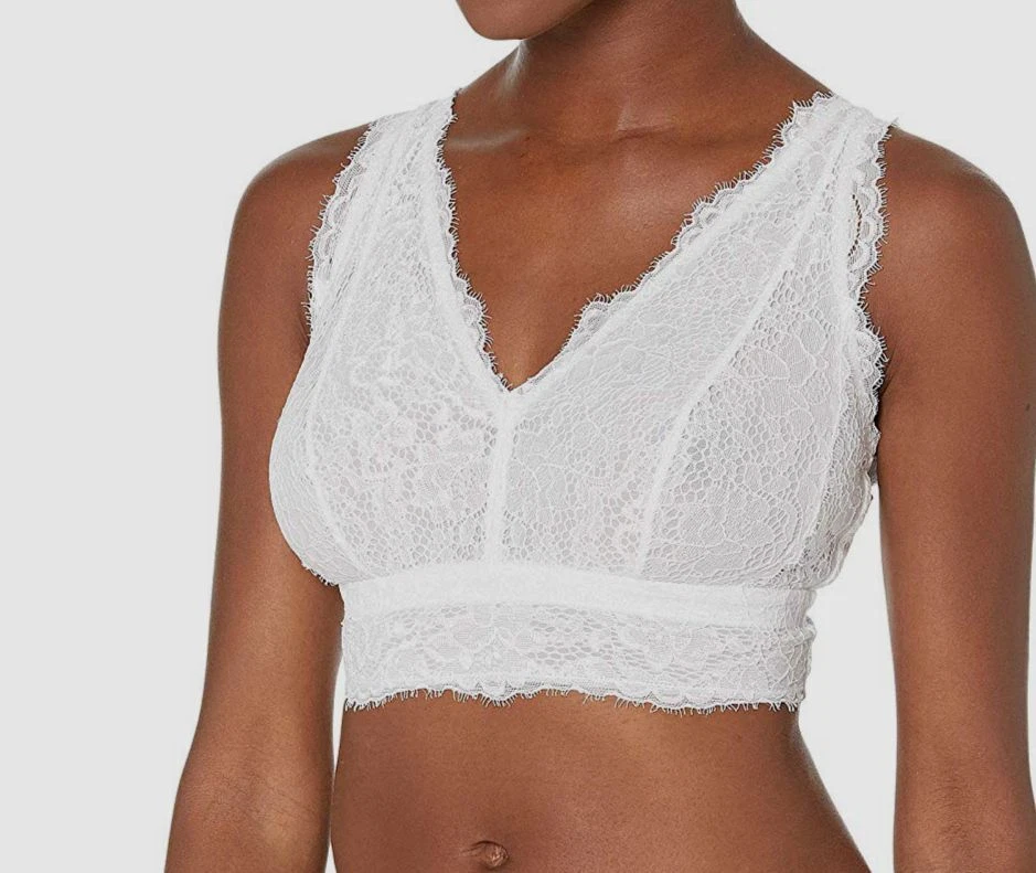 Cosabella Women's White Pret A Porter Curvy Longline Bralette XS