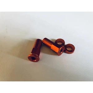 KTM COPPIA DADO E RONDELLA FERMA COPERTONE ARANCIO - Foto 1 di 2