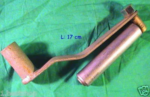  BW FELD OP TISCH MAQUET HANDKURBEL Kurbel Crank Field OP Table Army Bundeswehr - Bild 1 von 7