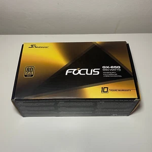 Seasonic FOCUS GX-650W 80 Plus Gold Full Modular Power Supply + Cables - Photo 1/5