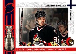 2003-04 Pacific Quest for the Cup Blue #77 Jason Spezza