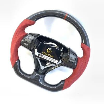 Volante de fibra de carbono real para Lexus GS300 GS350 GS430 ES350 2006-2011 Foto 1 de 4