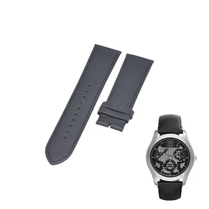 Correa de cuero negra AR4673 22 mm para Emporio Armani - Imagen 1 de 7