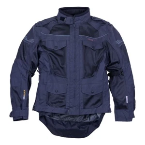 Olympia Moto Sports Cordura Waterproof Jacket Mens Small Charcoal *Missing Pads* - Bild 1 von 8