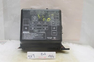 Unidad de caja de relé de fusibles debajo del capó Isuzu Rodeo 1998-2002 módulo 71544850 914 2F7-B6 Foto 1 de 4