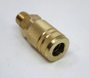 10 piezas 1/4 pulg. Acoplador universal macho de latón - Imagen 1 de 6