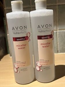 Avon Nutra Effects Soothe Micellar Water Sensitive Skin 400ml x2