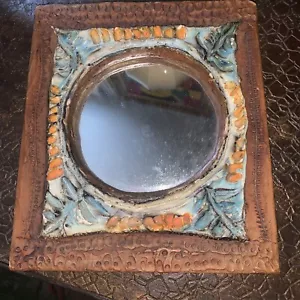 Miroir vintage en résine talosel 1960 1970 - Imagen 1 de 11