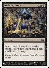Diabolic Tutor 8th Edition NM Black Uncommon MAGIC THE GATHERING CARD ABUGames