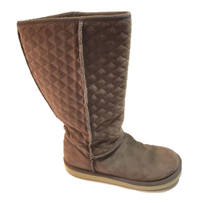 Botas Bass para mujer talla 8 forradas acolchadas de cuero gamuza invierno marrón imitación piel Foto 1 de 4