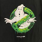 Ghostbusters Mens T Shirt Slime Logo Ectoplasm Movie Graphic Tee Black L Gildan