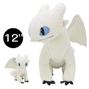 Light Fury Plush Doll 12" How to Train Your Dragon 3 Stuffed Animal Soft Toy - Picture 1 of 11