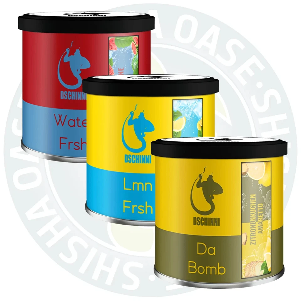 Dschinni Shisha Tabak 200g (134,50 € / 1kg) ⭐ Wasserpfeifen Tabak ⭐ - Bild 1 von 1