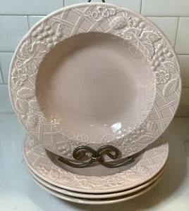 Set of 4 Mikasa English Countryside Pink Rimmed Soup Bowl DP900 EUC - Picture 1 of 9