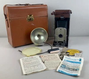 1948-1953 Vintage Polaroid Land Camera Model 95 w Case & Accessories - Picture 1 of 24