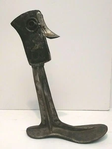 1992 LISTED LUIZ P COEHLO Sd SCULPTURE FOUND STEEL ANTHROPOMORPHIC OBJECT  - Picture 1 of 10