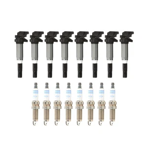 OEM 8 Ignition Coils and 8 Spark Plugs Kit For BMW X5 E70 E71 X5 X6 M - Picture 1 of 1