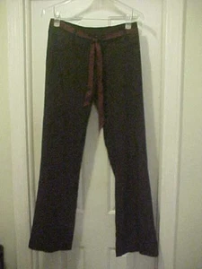 Jodi Kristopher schwarze Nadelstreifen Anzughose Damengröße 5 mittlere Leibhöhe 33" Schrittlänge - Bild 1 von 7