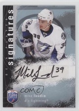 2007-08 Upper Deck Be a Player Signatures Mike Lundin #S-ML Rookie Auto RC