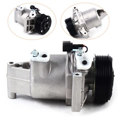 Air AC Compressor w/Clutch For Nissan Versa Juke 1.6L 2012 2013 2014 2015-2017 - Image 1 of 4